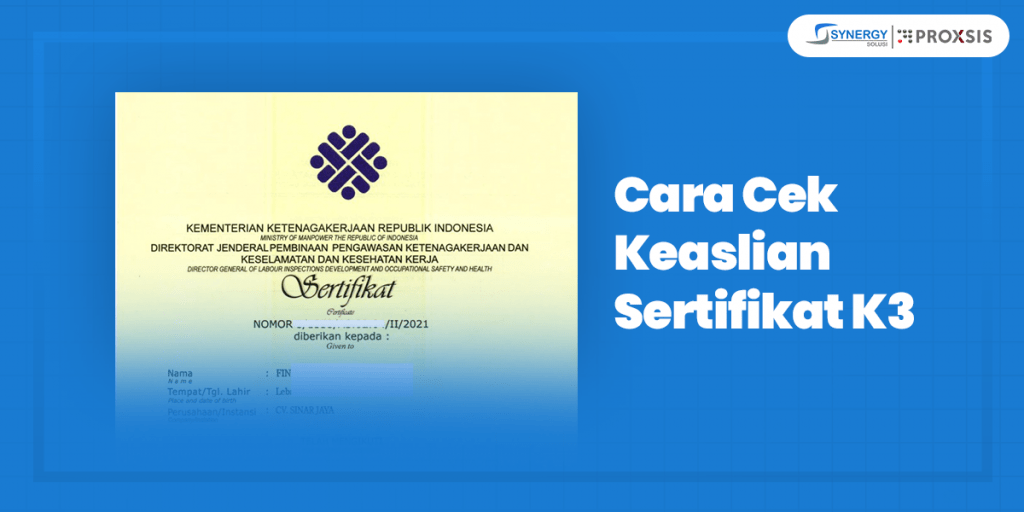 sertifikat k3 palsu